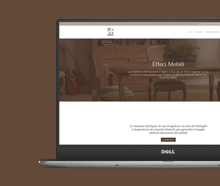 realizzazione sito web arredamento